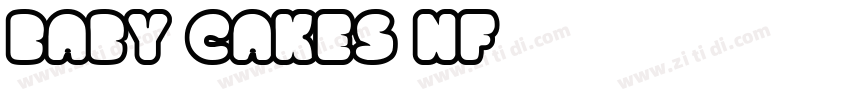 baby cakes nf字体转换